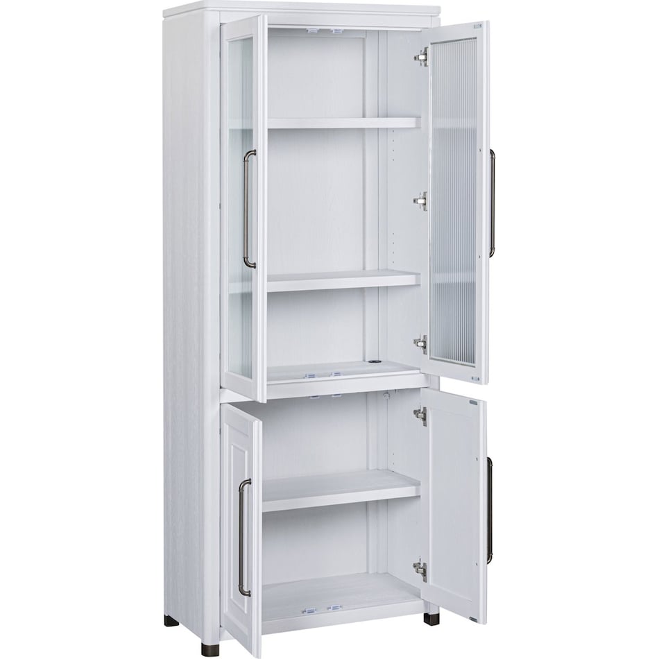narah white bookcase   