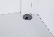 narah white bookcase   