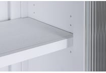 narah white bookcase   