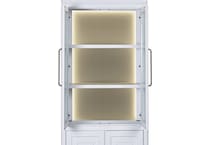 narah white bookcase   