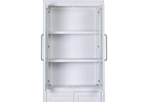 narah white bookcase   