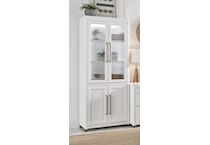 narah white bookcase   