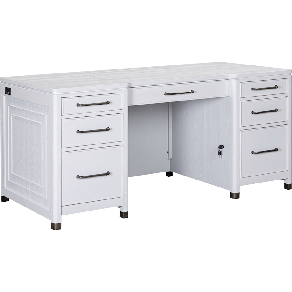 narah white desk   