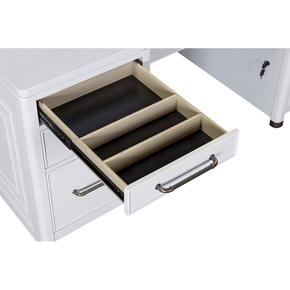 narah white desk   