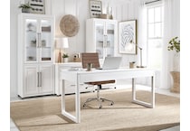 narah white desk   