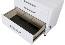 narah white file cabinet   