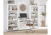 narah white file cabinet   