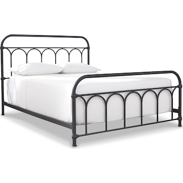 NASHBURG QUEEN METAL BED