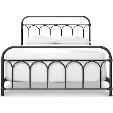 NASHBURG QUEEN METAL BED