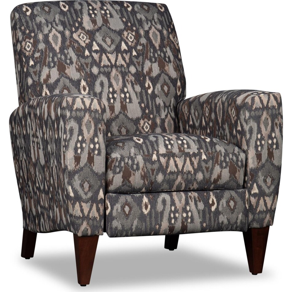 natalie multi color recliner   