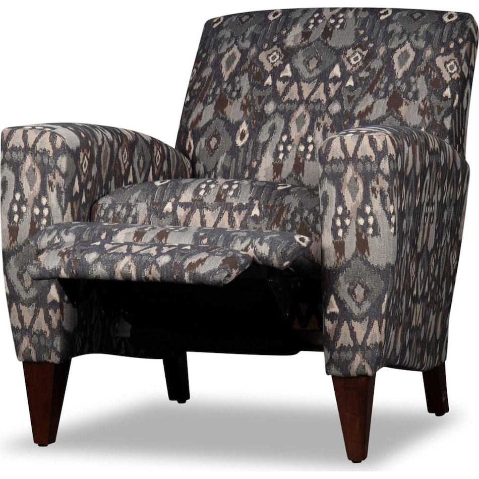 natalie multi color recliner   
