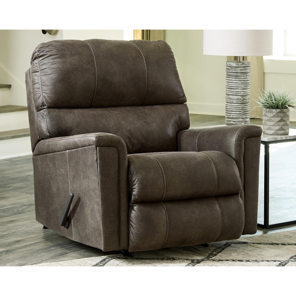 navi brown recliner   