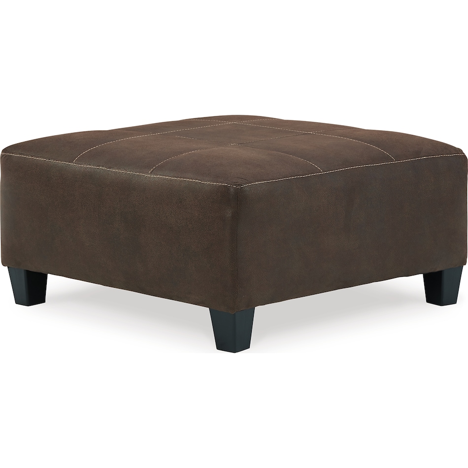 navi chestnut ottoman   