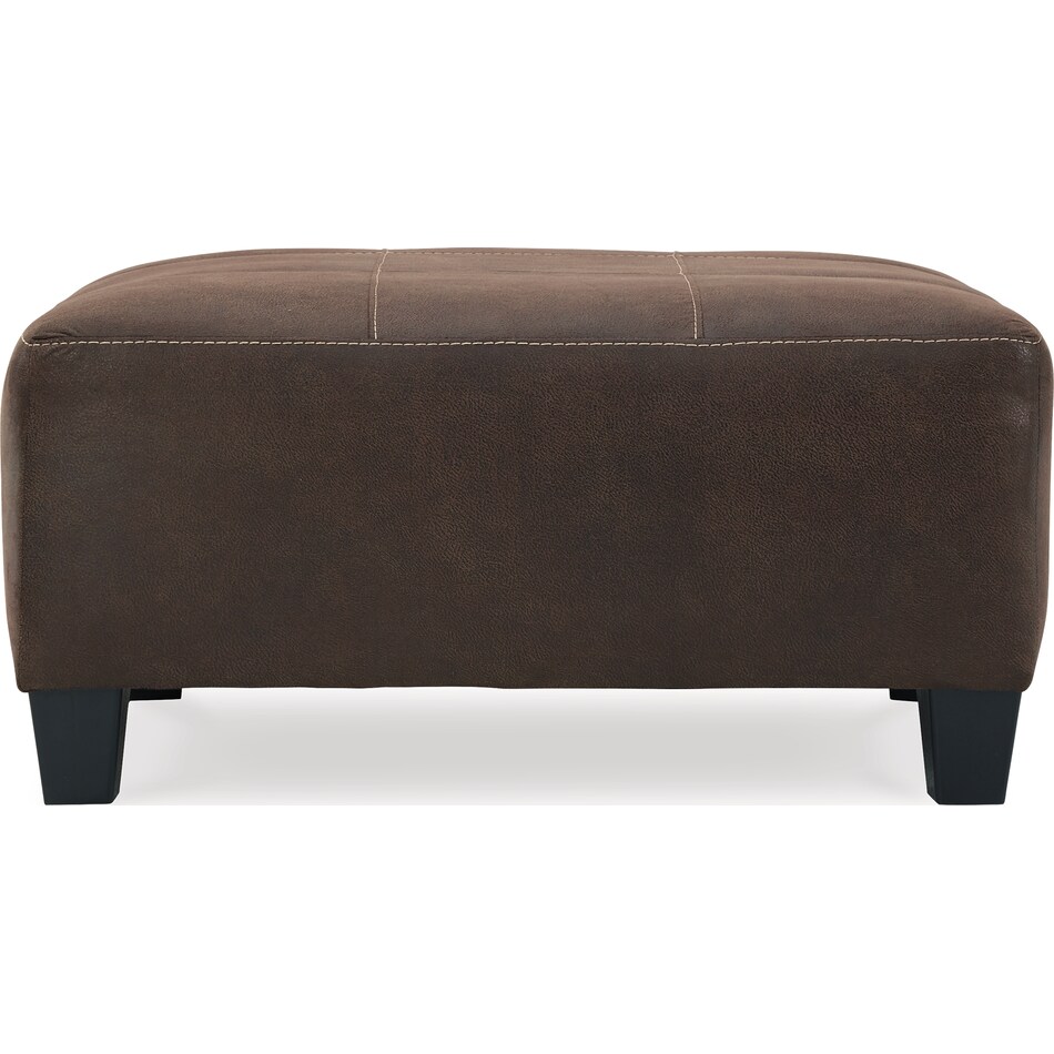 navi chestnut ottoman   