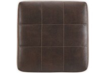 navi chestnut ottoman   