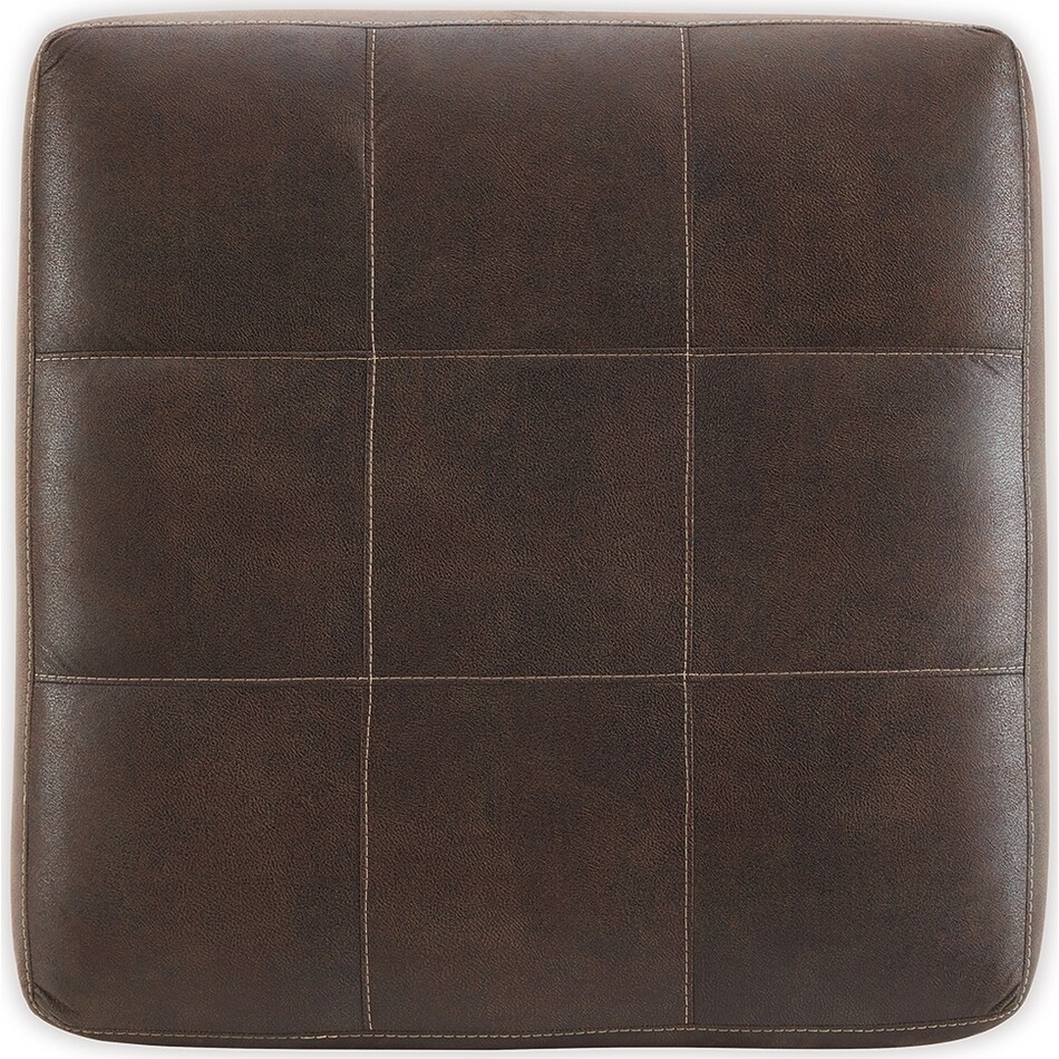 navi chestnut ottoman   