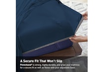 navy sheets   