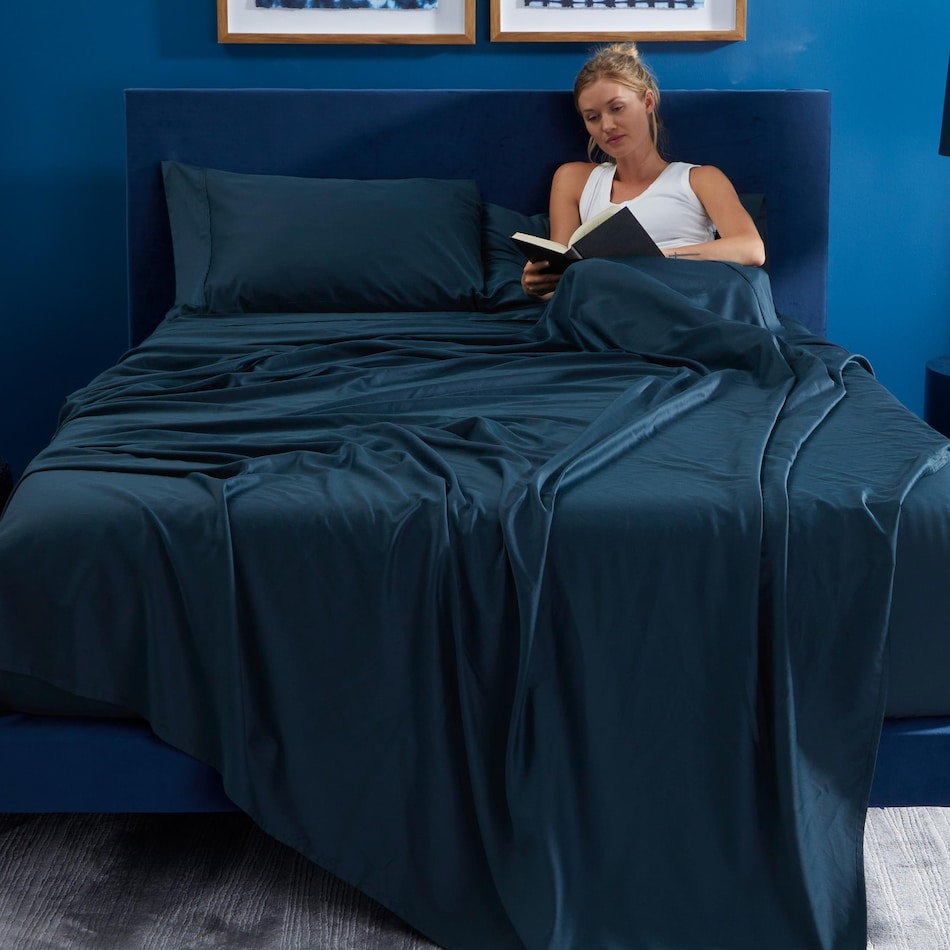 navy sheets   