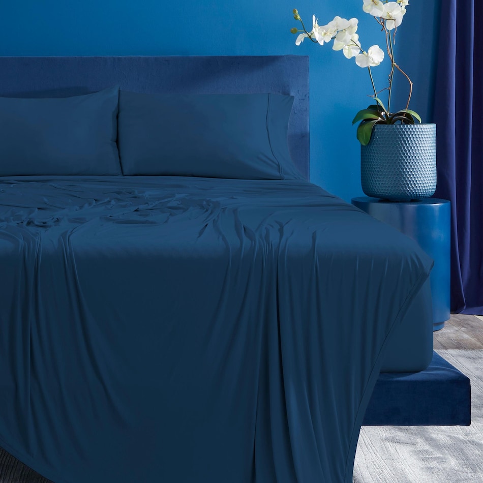 navy sheets   