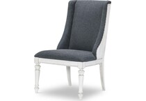 nayvee aged white host chair   