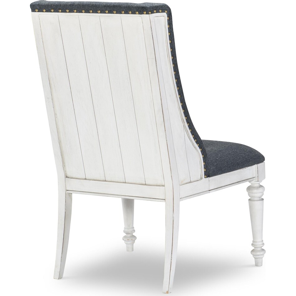 nayvee aged white host chair   
