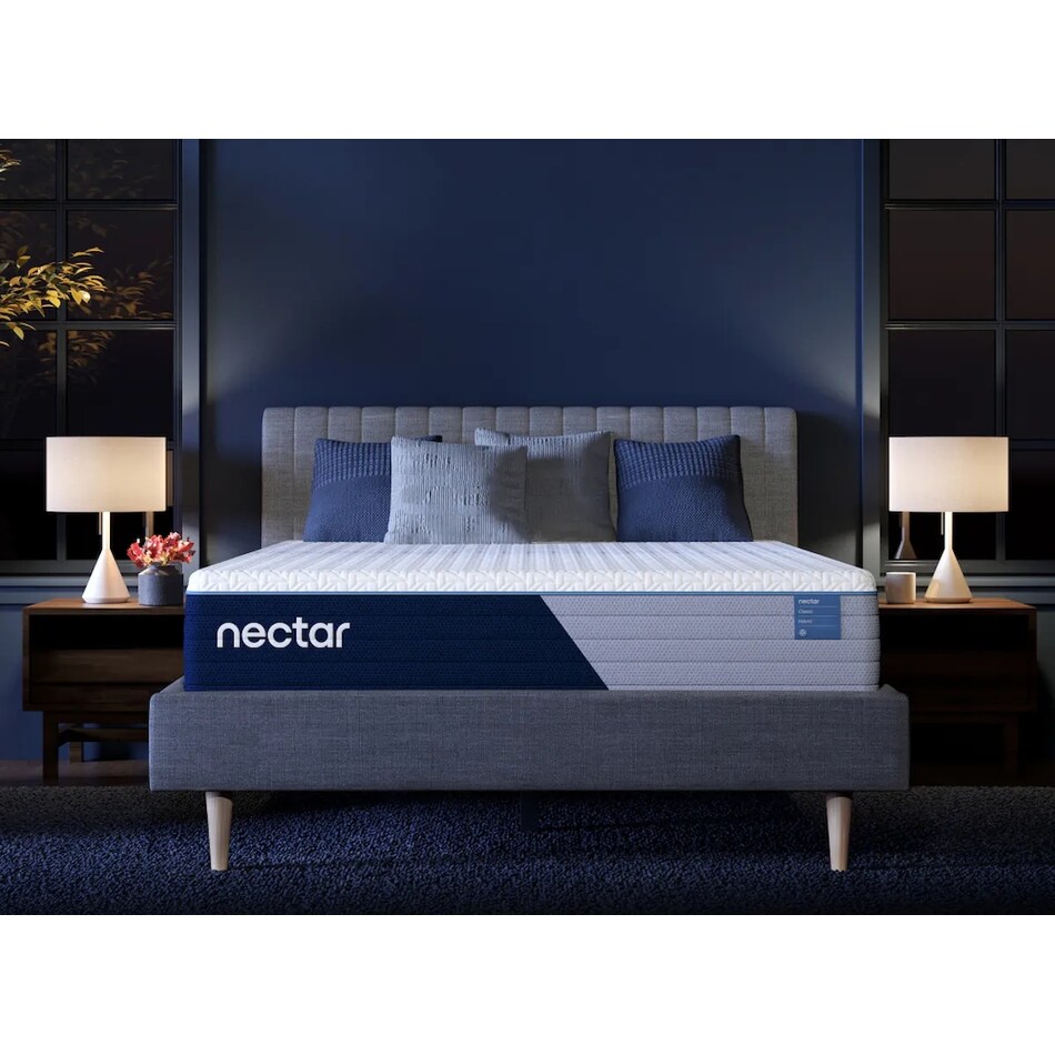 nectar classic hybrid mattress full   