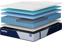 nectar classic hybrid mattress full   
