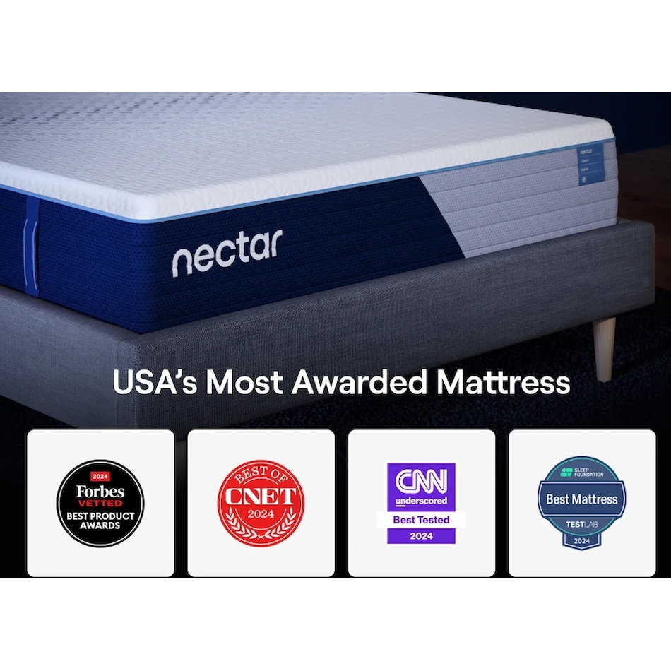 nectar classic hybrid mattress queen   