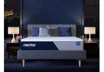 nectar classic hybrid white mattress queen   
