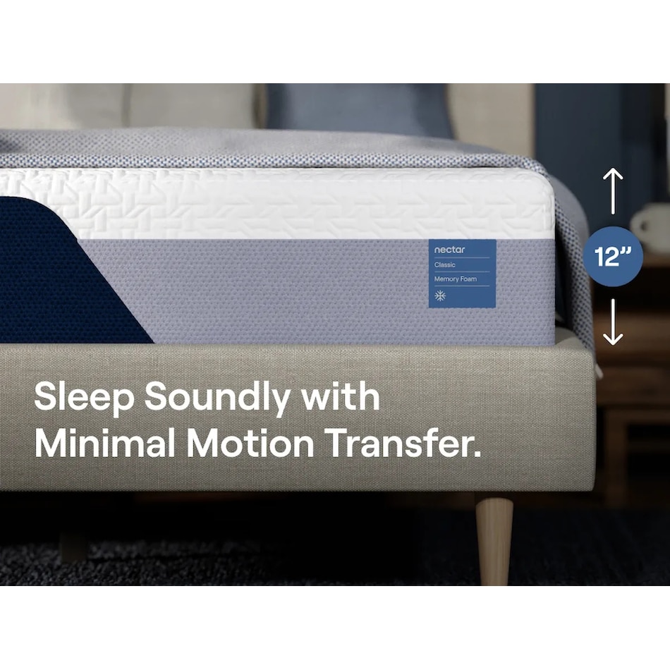 nectar classic mem foam mattress full   