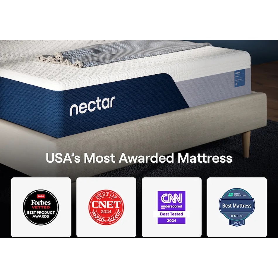 nectar classic mem foam mattress twin   