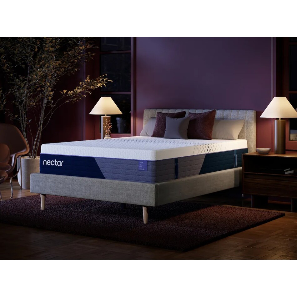 nectar luxe hybrid mattress cal king   