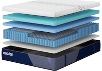nectar luxe hybrid mattress cal king   