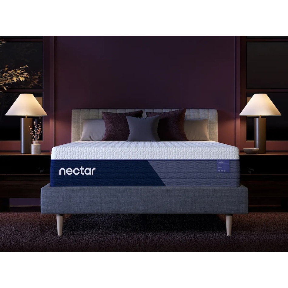 nectar luxe hybrid mattress full   
