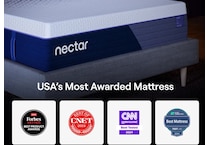 nectar luxe hybrid mattress full   