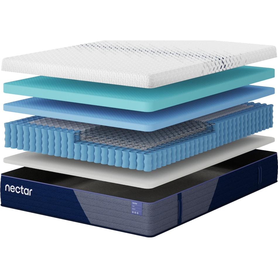nectar luxe hybrid mattress king   