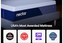 nectar luxe hybrid mattress twin   