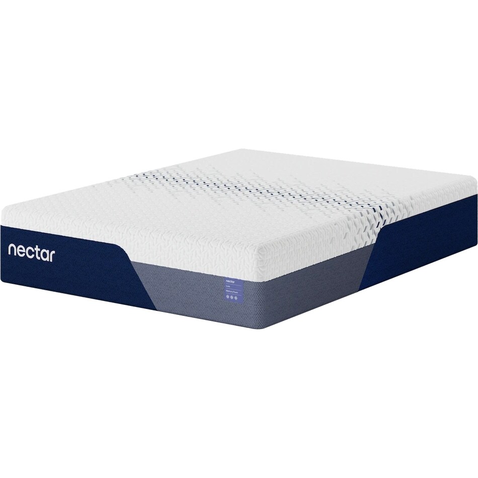 nectar luxe mem foam white mattress full   