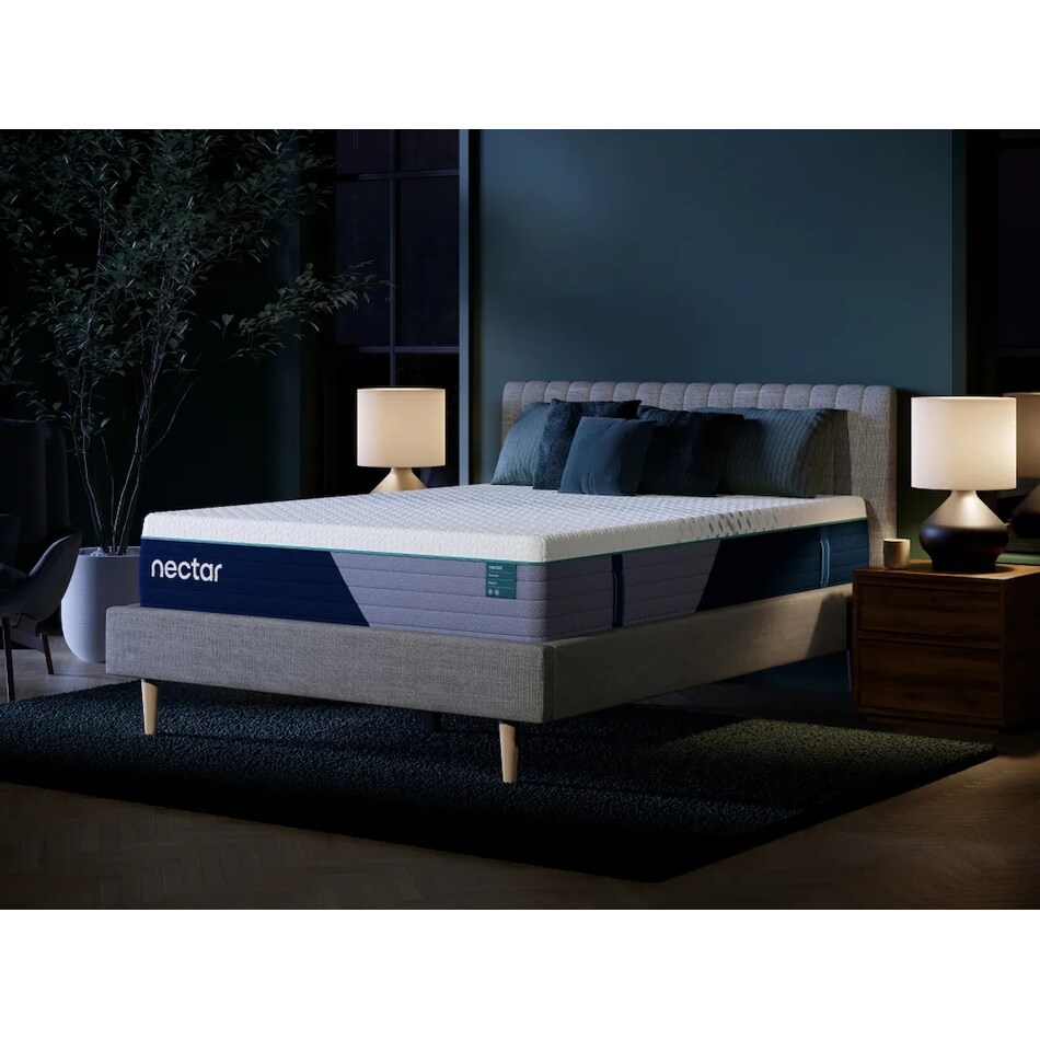 nectar premier hybrid white mattress full   