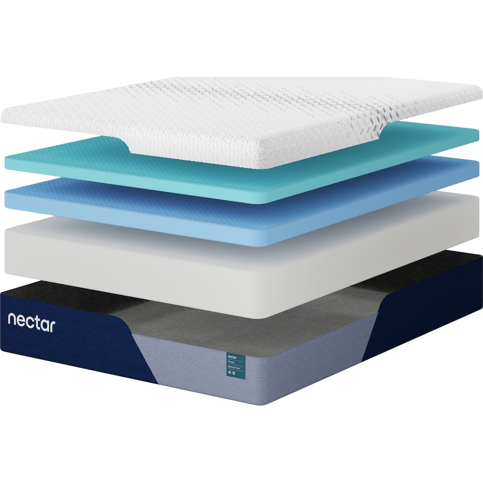 nectar premier mem foam mattress twin xl   