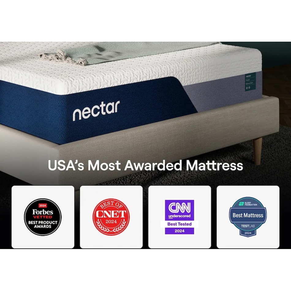 nectar premier mem foam mattress twin xl   