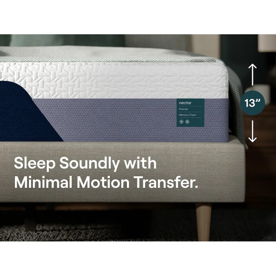 nectar premier mem foam mattress twin xl   