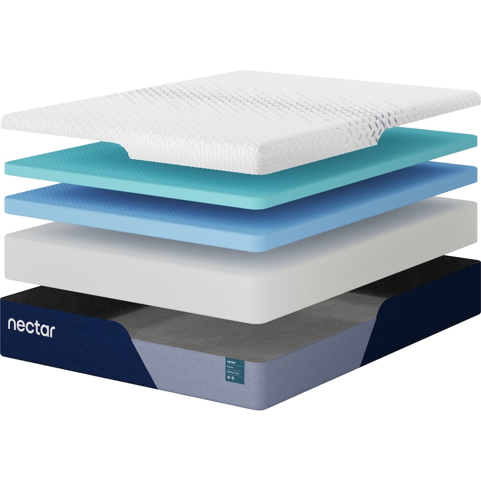nectar premier mem foam mattress twin   