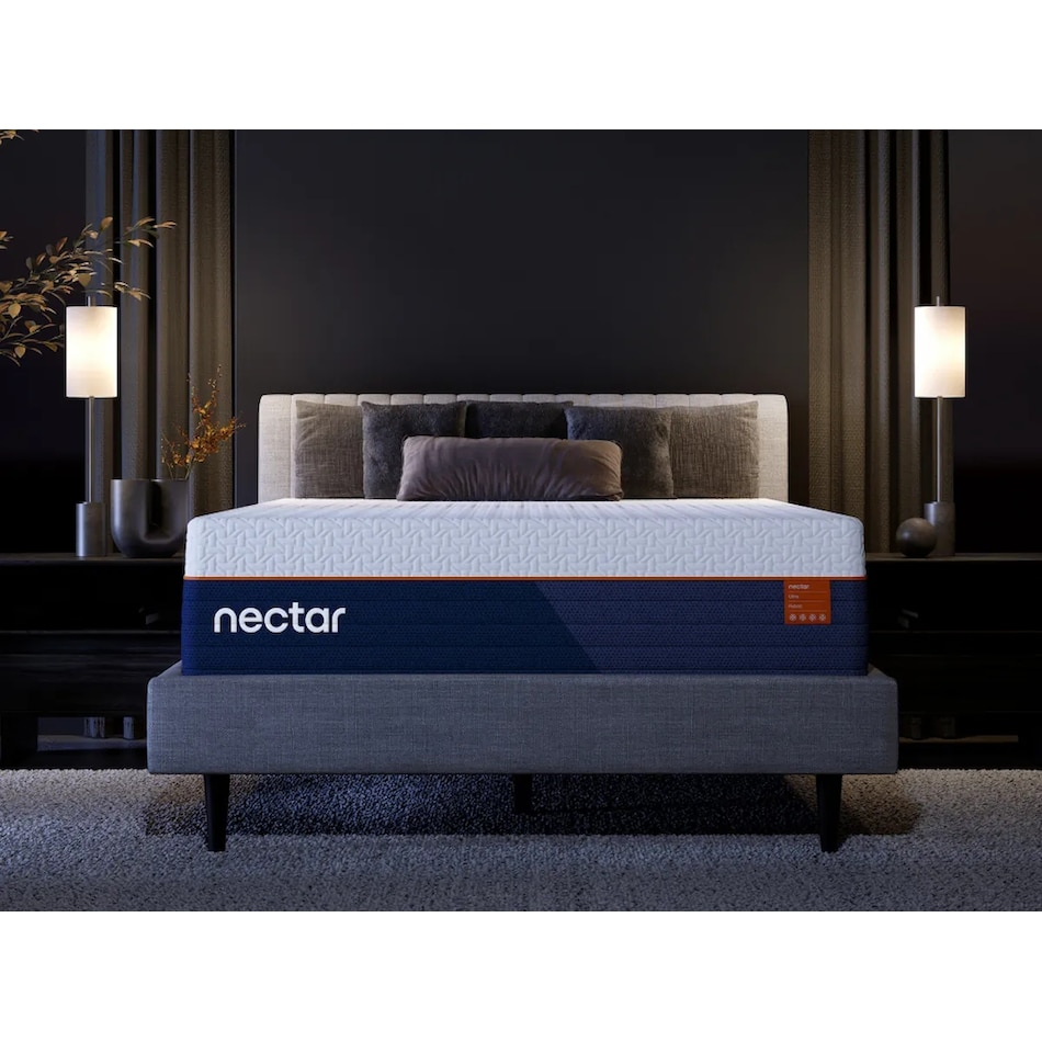 nectar ultra hybrid white mattress full   