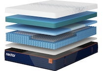 nectar ultra hybrid white mattress full   