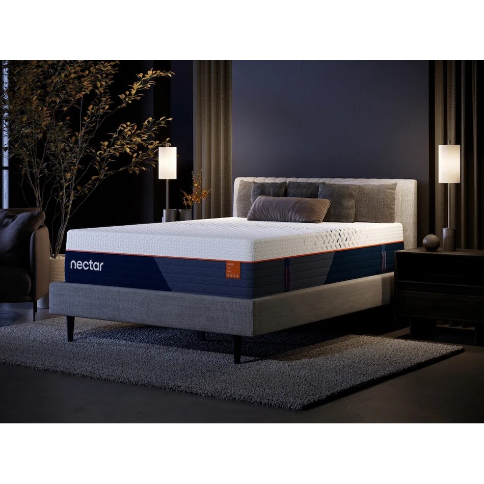 nectar ultra hybrid white mattress full   