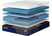 nectar ultra hybrid white mattress twin   