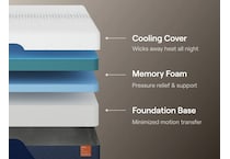 nectar ultra mem foam white mattress full   