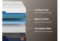 nectar ultra mem foam white mattress king   