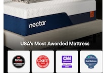 nectar ultra mem foam white mattress king   